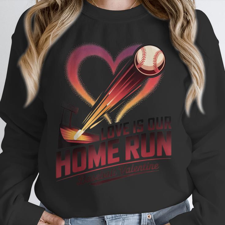 Baseball Valentine Love Is Our Home Run Apparel Unisex Sweatshirt Baseball Valentine Love Is Our Home Run Apparel Unisex Sweatshirt