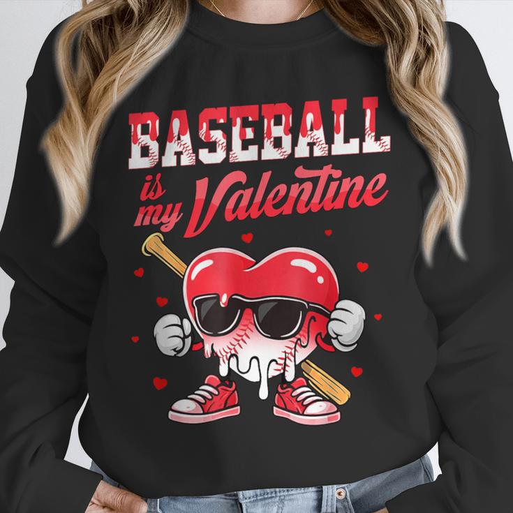 Baseball Is My Valentine Shirt Heart Drip Baseball Lovers Unisex Sweatshirt Baseball Is My Valentine Shirt Heart Drip Baseball Lovers Unisex Sweatshirt