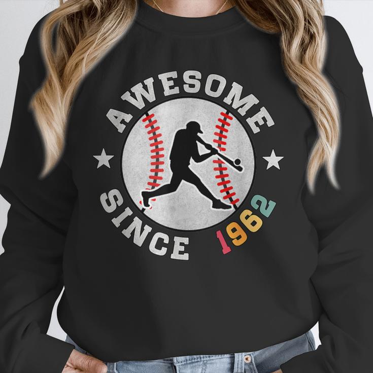 Birthday Baseball Lover 64 Years Old Awesome Since 1962 Unisex Sweatshirt Birthday Baseball Lover 64 Years Old Awesome Since 1962 Unisex Sweatshirt