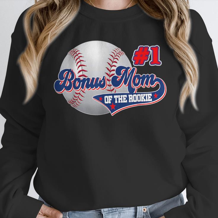Bonus Mom Rookie Of Year 1st Birthday Baseball Theme Unisex Sweatshirt Bonus Mom Rookie Of Year 1st Birthday Baseball Theme Unisex Sweatshirt
