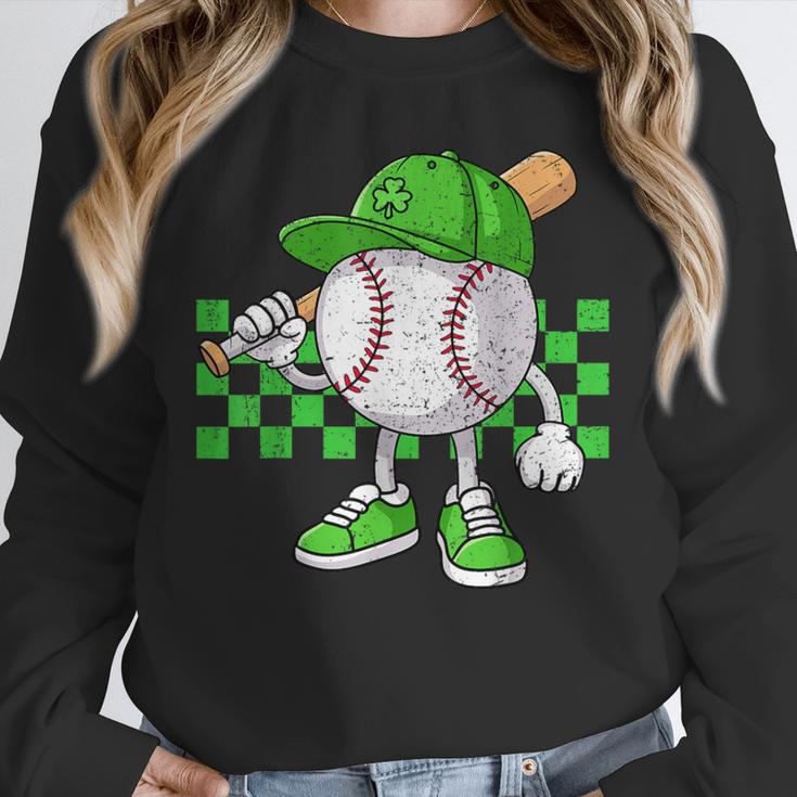 Boys St Patricks Day Baseball Player Pitcher Coach Kids Unisex Sweatshirt Boys St Patricks Day Baseball Player Pitcher Coach Kids Unisex Sweatshirt