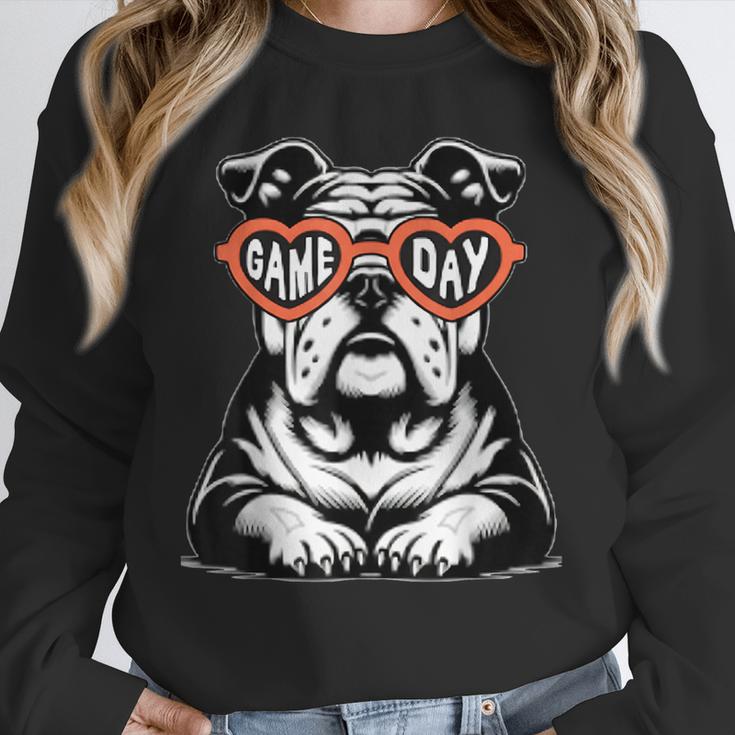 Bulldog Mascot Sports Fan Football Basketball Baseball Unisex Sweatshirt Bulldog Mascot Sports Fan Football Basketball Baseball Unisex Sweatshirt