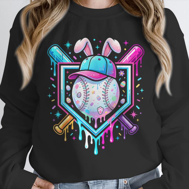 Bunny Baseball Hat With Ice Cream Easter Day Boys Kids Girls Unisex Sweatshirt Bunny Baseball Hat With Ice Cream Easter Day Boys Kids Girls Unisex Sweatshirt