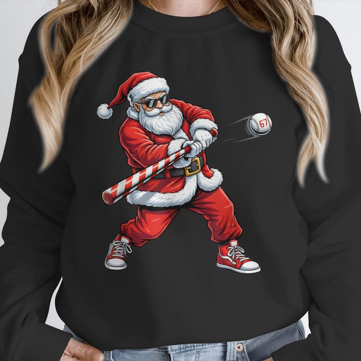 Christmas Baseball Player Santa Xmas Boys Men Toddler Unisex Sweatshirt Christmas Baseball Player Santa Xmas Boys Men Toddler Unisex Sweatshirt