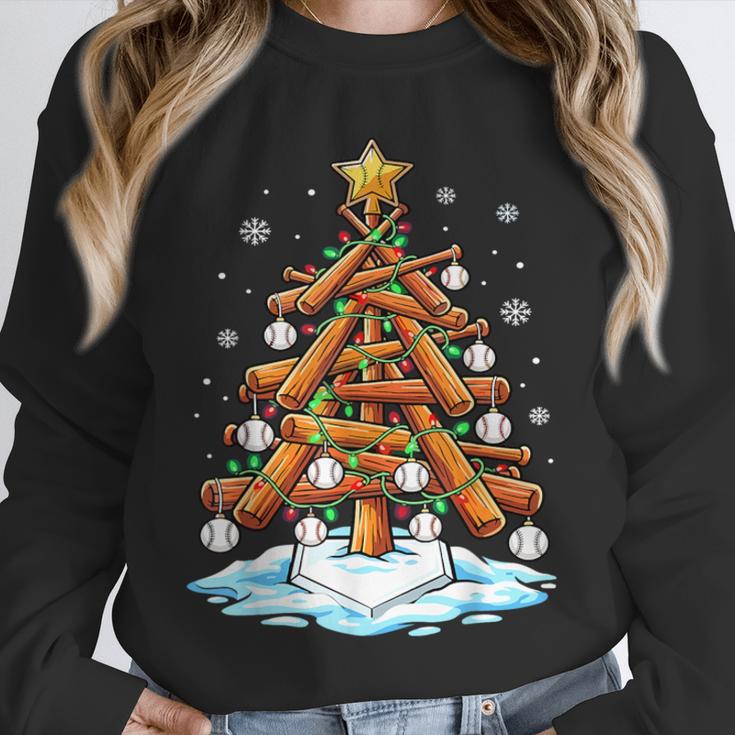 Christmas Baseball Tree Lights Xmas Unisex Sweatshirt Christmas Baseball Tree Lights Xmas Unisex Sweatshirt