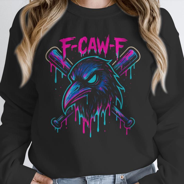 Cool Baseball F Caw F Crow Fcawf Raven Fawk Off Bird Unisex Sweatshirt Cool Baseball F Caw F Crow Fcawf Raven Fawk Off Bird Unisex Sweatshirt