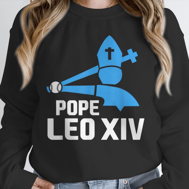 Da Pope Leo XIV Baseball Unisex Sweatshirt Da Pope Leo XIV Baseball Unisex Sweatshirt