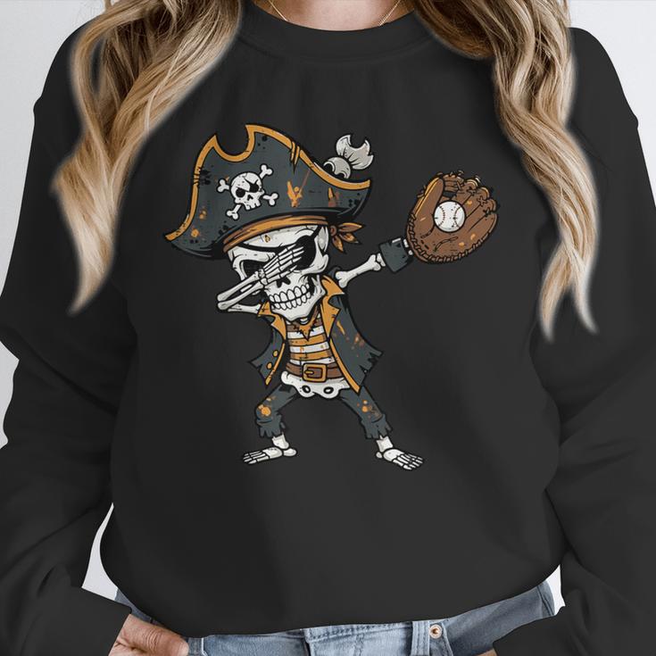 Dabbing Pirate Skeleton Baseball Dab Costume Boys Kids Men Unisex Sweatshirt Dabbing Pirate Skeleton Baseball Dab Costume Boys Kids Men Unisex Sweatshirt