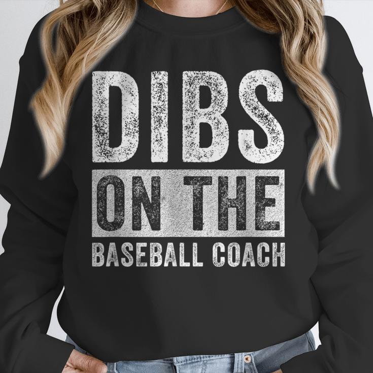 Dibs On The Baseball Coach Wife Girlfriend Unisex Sweatshirt