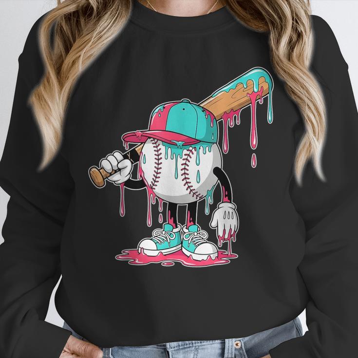 Drip Baseball For Boys Ice Cream Drip Youth Boys Sprinkles Unisex Sweatshirt Drip Baseball For Boys Ice Cream Drip Youth Boys Sprinkles Unisex Sweatshirt