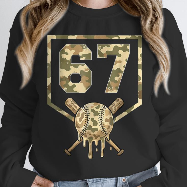 Dripping Camo 67 Baseball Ice Cream Drip 6-7 Six Seven Boy Unisex Sweatshirt Dripping Camo 67 Baseball Ice Cream Drip 6-7 Six Seven Boy Unisex Sweatshirt