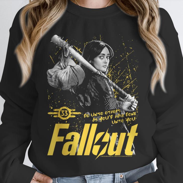 Fallout TV Series Lucy Do Unto Others Baseball Bat Gamer Unisex Sweatshirt Fallout TV Series Lucy Do Unto Others Baseball Bat Gamer Unisex Sweatshirt