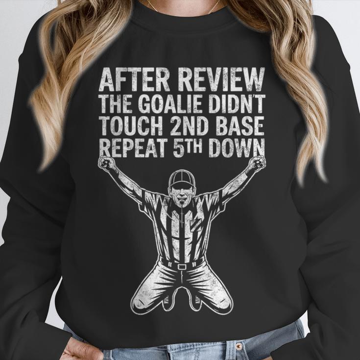 Football Baseball Soccer Referee Joke Tee Football Fan Unisex Sweatshirt Football Baseball Soccer Referee Joke Tee Football Fan Unisex Sweatshirt