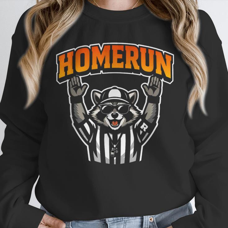Football Referee Touchdown Baseball Homerun Raccoon Unisex Sweatshirt Football Referee Touchdown Baseball Homerun Raccoon Unisex Sweatshirt