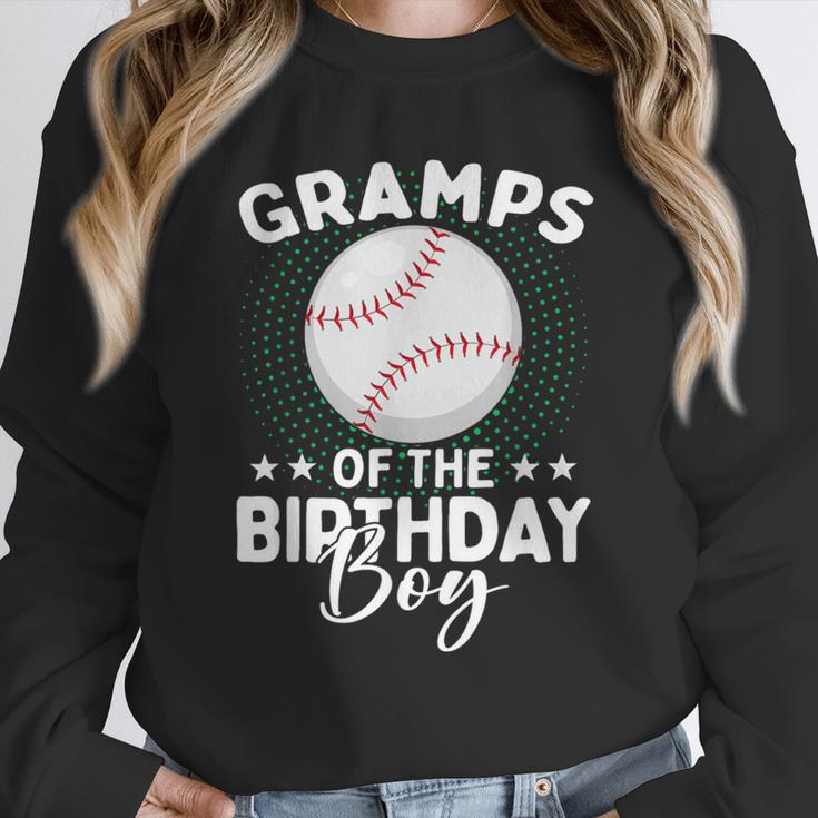 Gramps Of The Birthday Boy Baseball Player Birthday Unisex Sweatshirt