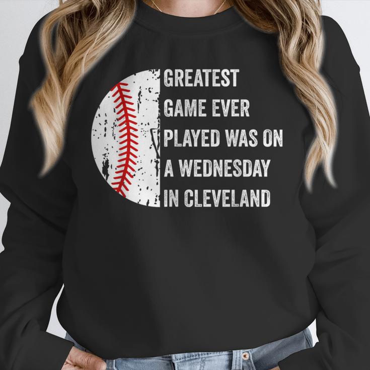 Greatest Game Ever Played Was In Cleveland 2016 Baseball Unisex Sweatshirt