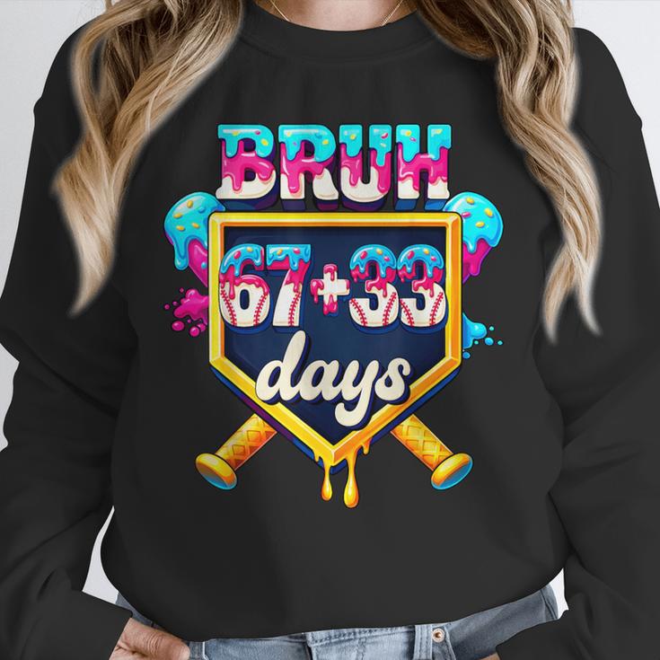 Happy 6733 Days Of School Baseball Drip 100th Day Of School Unisex Sweatshirt Happy 6733 Days Of School Baseball Drip 100th Day Of School Unisex Sweatshirt