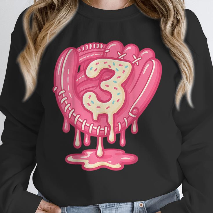 Ice Cream Baseball Glove 3rd Birthday Edition Unisex Sweatshirt Ice Cream Baseball Glove 3rd Birthday Edition Unisex Sweatshirt