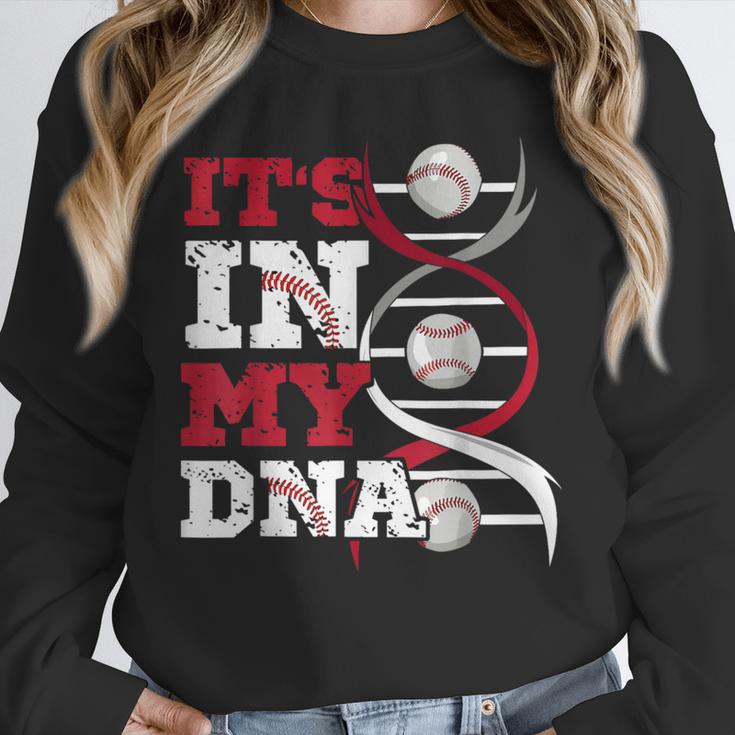 ITS In My DNA Baseball Sport Player Saying Baseball Fan Unisex Sweatshirt