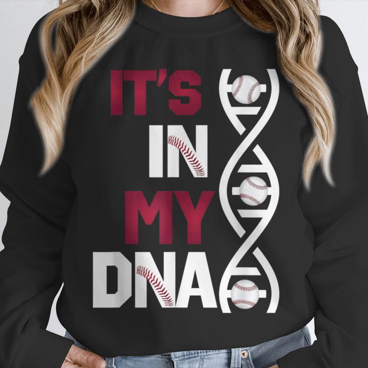 ITS In My DNA Baseball Sport Player Saying Unisex Sweatshirt