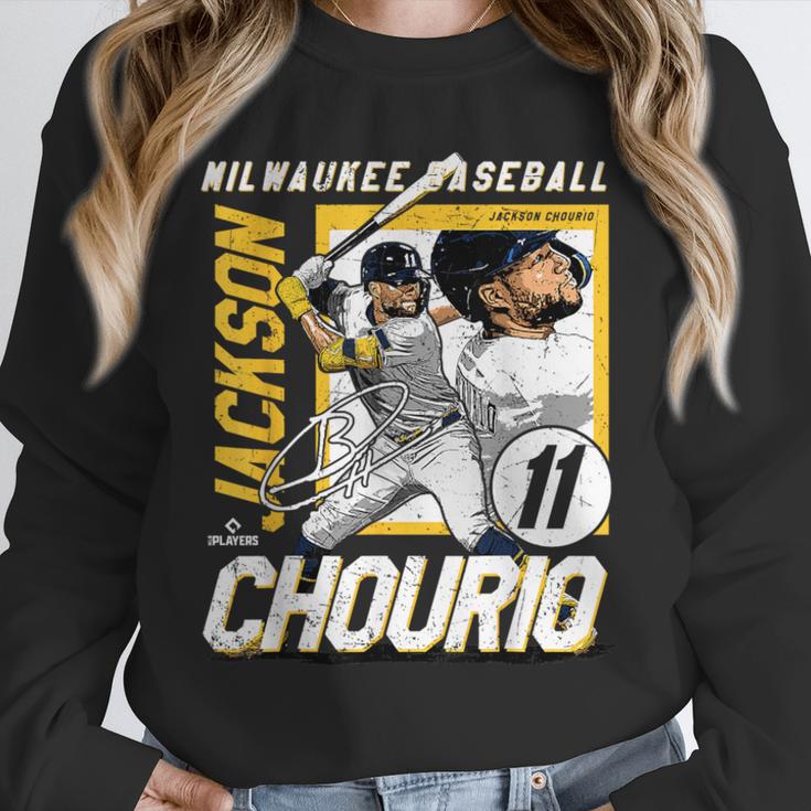 Jackson Chourio Milwaukee MLB Baseball Player MLBJCH203M Unisex Sweatshirt