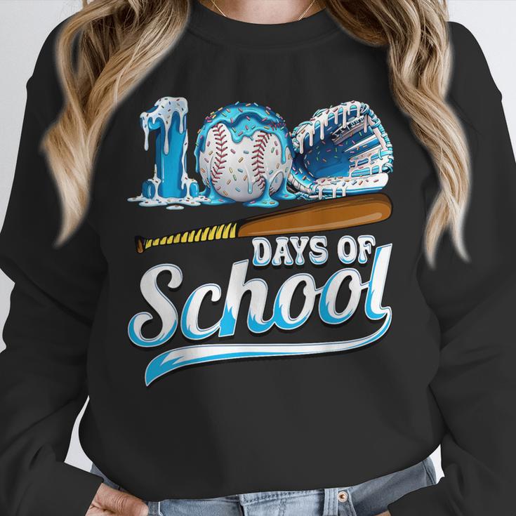 Kid 100 Days Of School Drip Baseball Ice Cream 100th Day Boy Unisex Sweatshirt Kid 100 Days Of School Drip Baseball Ice Cream 100th Day Boy Unisex Sweatshirt