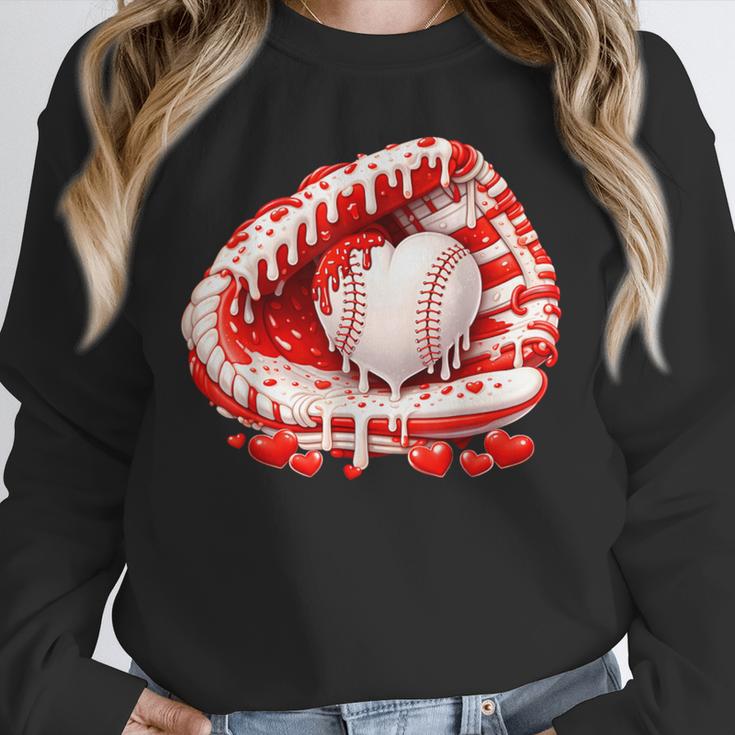Kid Drip Ice Cream Baseball Heart Catcher Valentines Day Boy Unisex Sweatshirt Kid Drip Ice Cream Baseball Heart Catcher Valentines Day Boy Unisex Sweatshirt