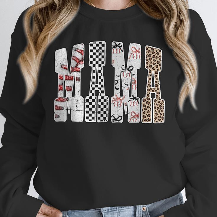 Mama Baseball Season Happy Game Day Trendy Sports Mom Unisex Sweatshirt