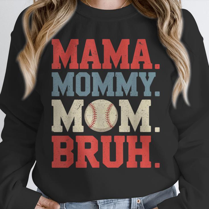 Mama Mommy Mom Bruh Baseball For Women Grandma Mother's Day Unisex Sweatshirt Mama Mommy Mom Bruh Baseball For Women Grandma Mother's Day Unisex Sweatshirt