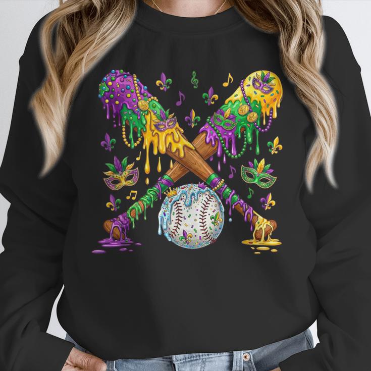 Mardi Gras Baseball Drip Shirt Cool Dripping Baseball Drip Unisex Sweatshirt Mardi Gras Baseball Drip Shirt Cool Dripping Baseball Drip Unisex Sweatshirt