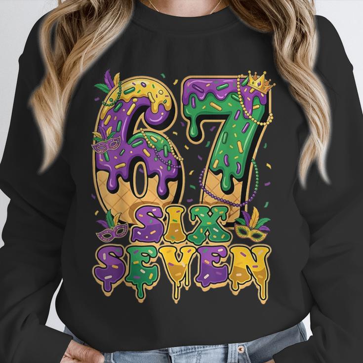 Mardi Gras Six Seven Baseball Drip Number 6 7 Meme Unisex Sweatshirt Mardi Gras Six Seven Baseball Drip Number 6 7 Meme Unisex Sweatshirt