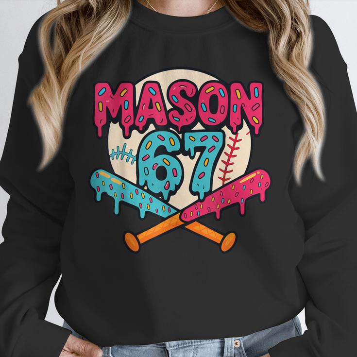 Mason 67 Ice Cream Drip Baseball Meme Graphics Unisex Sweatshirt Mason 67 Ice Cream Drip Baseball Meme Graphics Unisex Sweatshirt