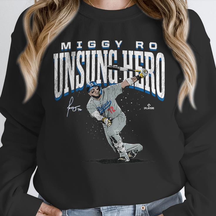 Miguel Rojas Unsung Hero Los Angeles Baseball MLBPA Unisex Sweatshirt Miguel Rojas Unsung Hero Los Angeles Baseball MLBPA Unisex Sweatshirt