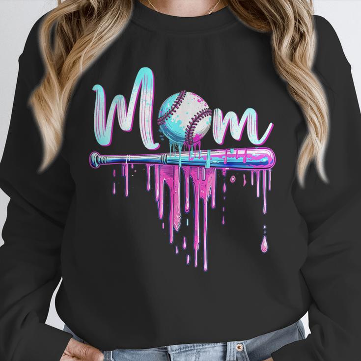 Mom Baseball Ice Cream Drip Birthday Boy Family Unisex Sweatshirt Mom Baseball Ice Cream Drip Birthday Boy Family Unisex Sweatshirt