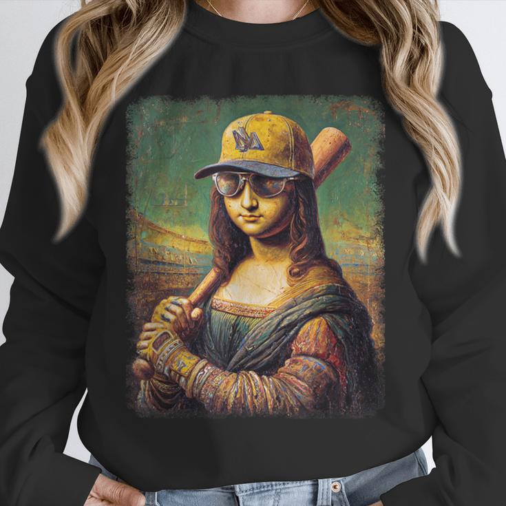 Mona Lisa Baseball Trending Aesthetic Streetwear Unisex Sweatshirt Mona Lisa Baseball Trending Aesthetic Streetwear Unisex Sweatshirt