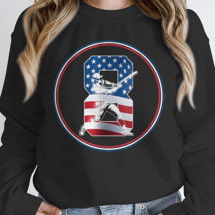Number 8 Years Baseball 8TH Birthday Unisex Sweatshirt