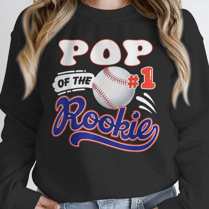 Pop Rookie Of Year 1st Birthday Baseball Theme Matching Unisex Sweatshirt Pop Rookie Of Year 1st Birthday Baseball Theme Matching Unisex Sweatshirt