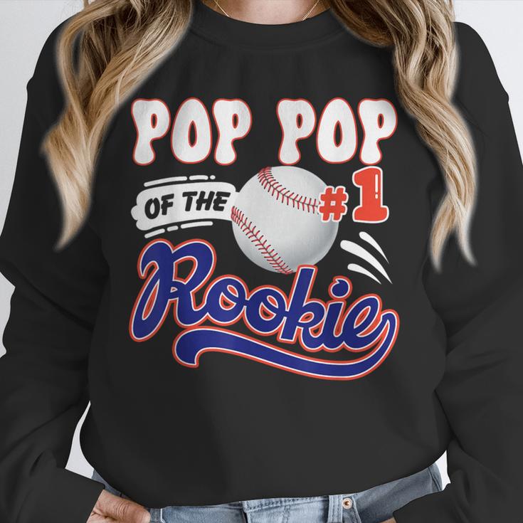 Pop Pop Rookie Of Year 1st Birthday Baseball Theme Matching Unisex Sweatshirt Pop Pop Rookie Of Year 1st Birthday Baseball Theme Matching Unisex Sweatshirt