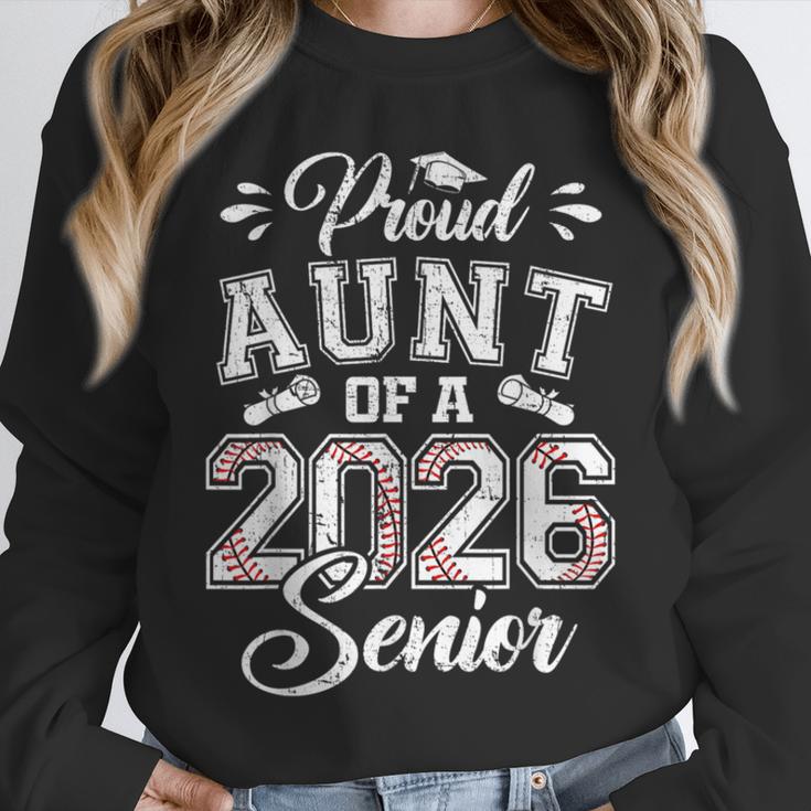 Proud Aunt Of A 2026 Senior Baseball Graduate Unisex Sweatshirt