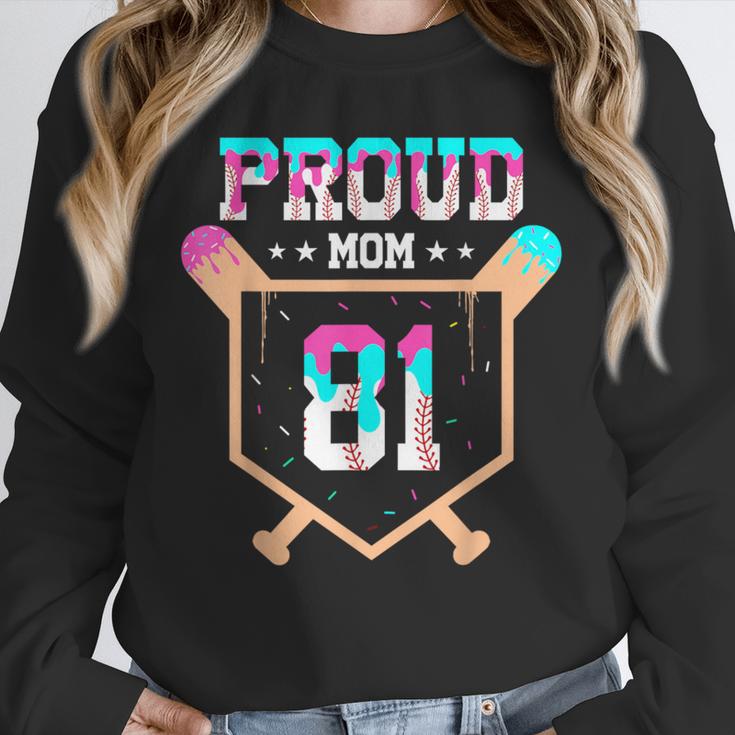 Proud Mom Baseball Player Number 81 Ice Cream Drip Unisex Sweatshirt Proud Mom Baseball Player Number 81 Ice Cream Drip Unisex Sweatshirt
