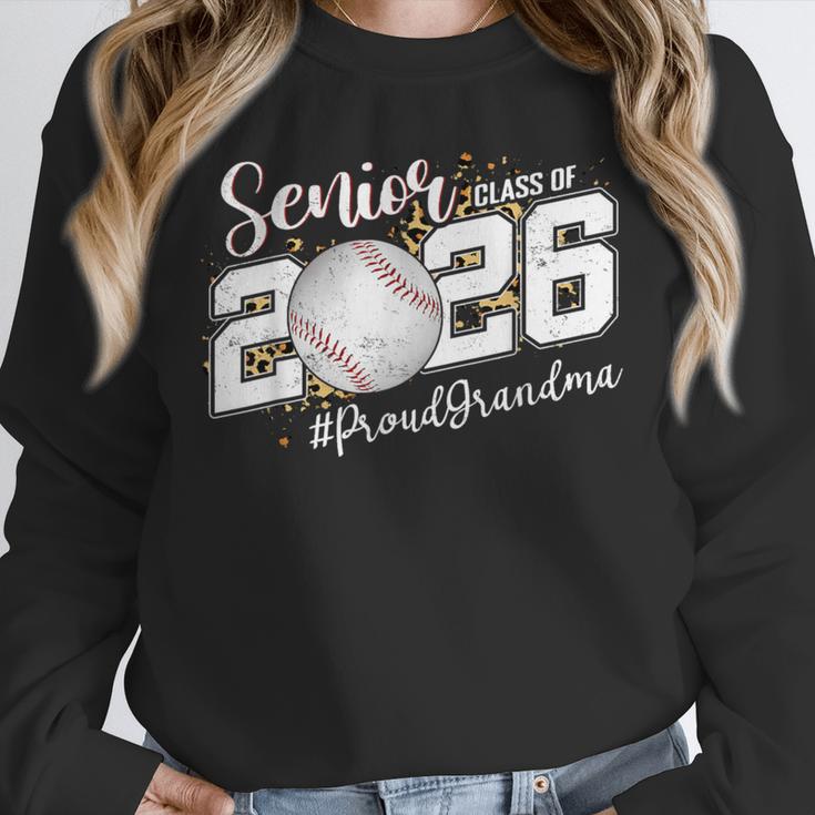 Proud Senior Grandma Class Of 2026 Baseball Graduate Leopard Unisex Sweatshirt Proud Senior Grandma Class Of 2026 Baseball Graduate Leopard Unisex Sweatshirt
