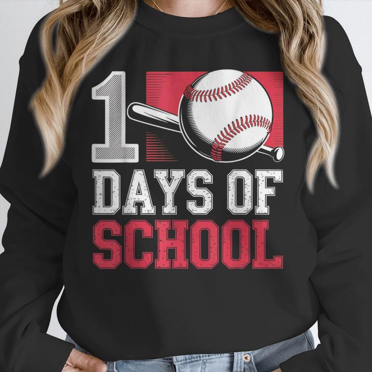Retro 100 Days Of School Baseball Teacher Student 100 Days Unisex Sweatshirt Retro 100 Days Of School Baseball Teacher Student 100 Days Unisex Sweatshirt