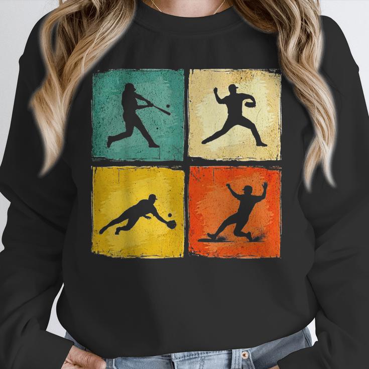 Retro Style Baseball Lover Playing Men Women Kids Baseball Unisex Sweatshirt Retro Style Baseball Lover Playing Men Women Kids Baseball Unisex Sweatshirt
