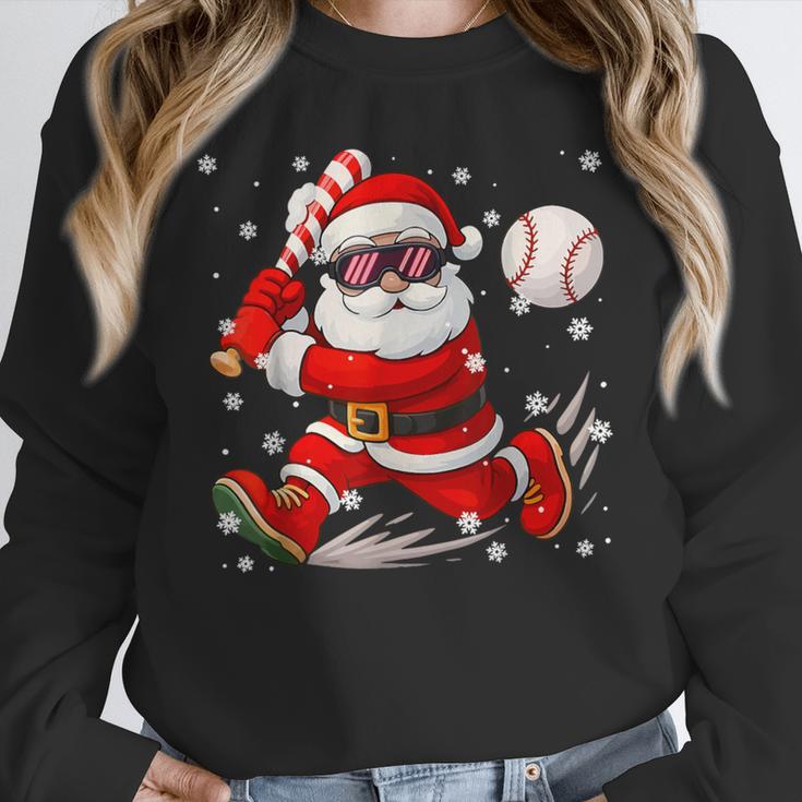 Santa Baseball Christmas Pajamas Xmas Men Boy Toddlers Unisex Sweatshirt Santa Baseball Christmas Pajamas Xmas Men Boy Toddlers Unisex Sweatshirt