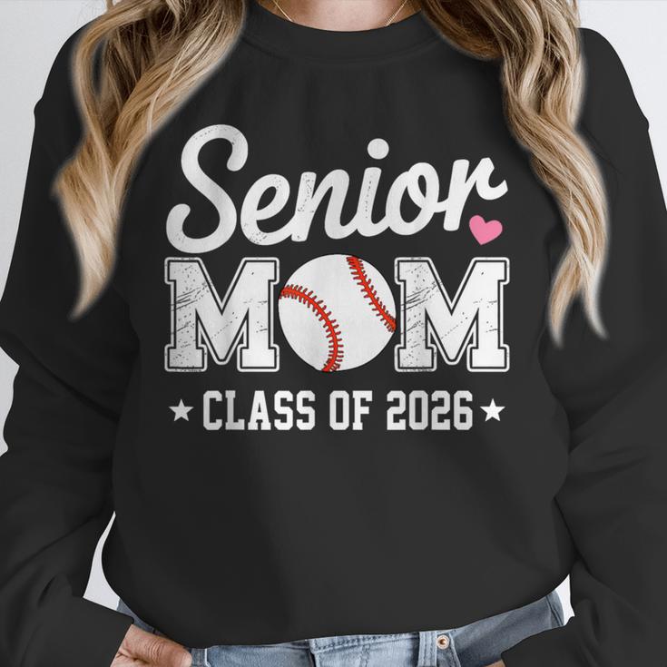 Senior Mom Class Of 2026 Baseball Retro Mom Graduation 2026 Unisex Sweatshirt