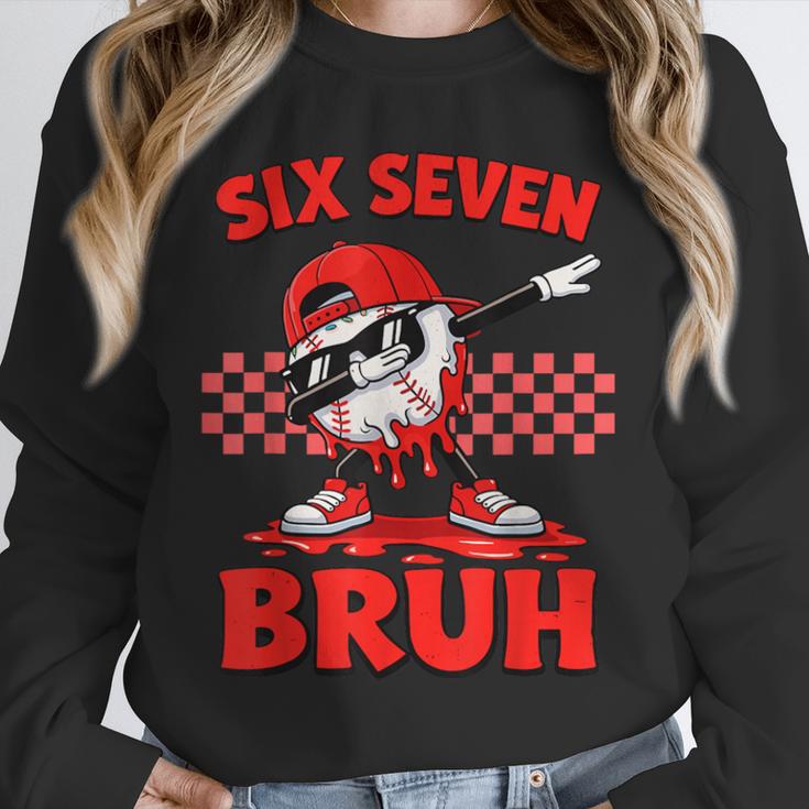 Six Seven 67 Bruh Baseball Valentine’s Day Teens Boys Kids Unisex Sweatshirt Six Seven 67 Bruh Baseball Valentine’s Day Teens Boys Kids Unisex Sweatshirt