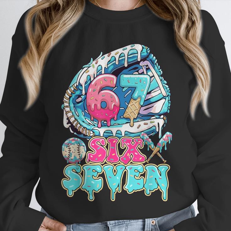Six Seven 67 Ice Cream Drip Baseball For Boy Kids Youth Unisex Sweatshirt Six Seven 67 Ice Cream Drip Baseball For Boy Kids Youth Unisex Sweatshirt