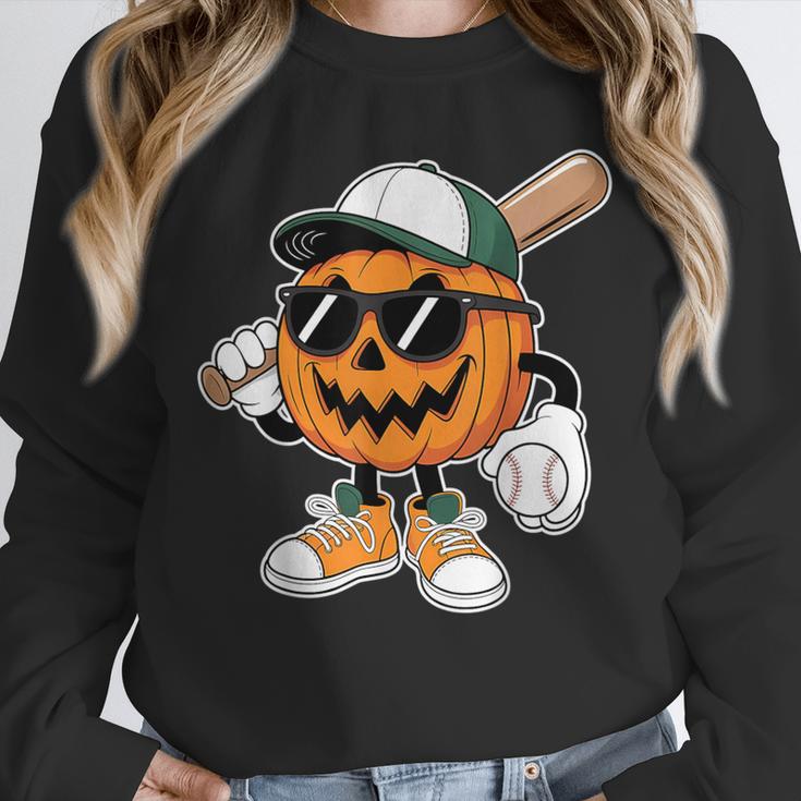 Spooky Jack O Lantern Baseball Halloween Costumes Boys Unisex Sweatshirt Spooky Jack O Lantern Baseball Halloween Costumes Boys Unisex Sweatshirt