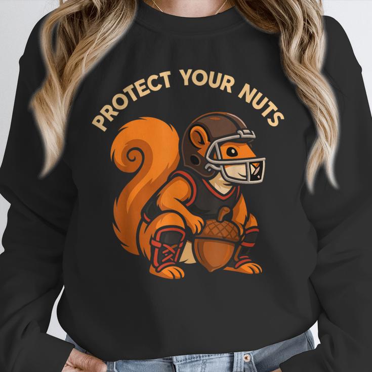 Squirell Baseball Catcher Player Joke Tee Protect Your Nuts Unisex Sweatshirt Squirell Baseball Catcher Player Joke Tee Protect Your Nuts Unisex Sweatshirt