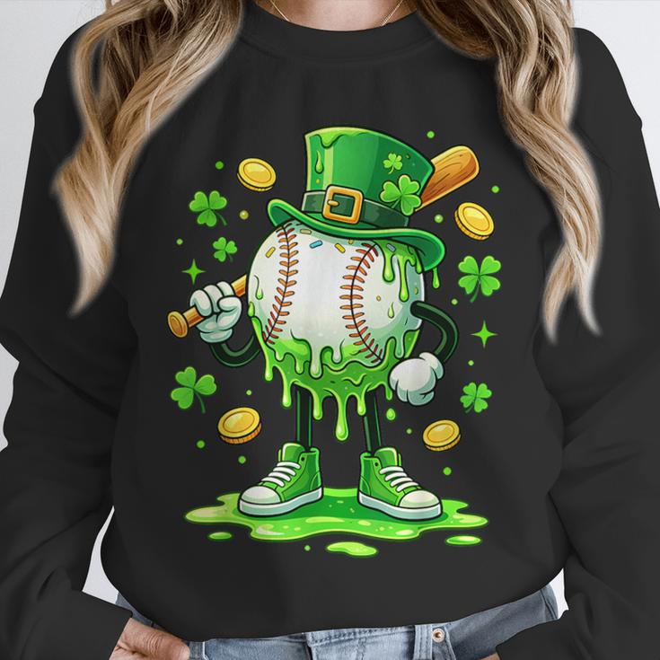 St Patrick Day Baseball Drip Ice Cream Baseball Unisex Sweatshirt St Patrick Day Baseball Drip Ice Cream Baseball Unisex Sweatshirt